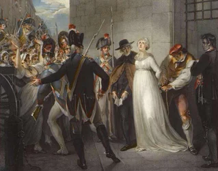 Marie-Antoinette leaving the Conciergerie, on October 16