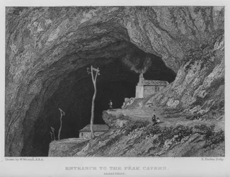 Entrance to the Peak Cavern, Derbyshire