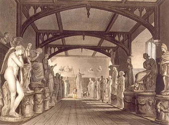 The Statue Gallery, illustration from the 