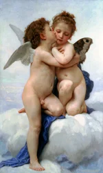 Cupid and Psyche as Children, The First Kiss