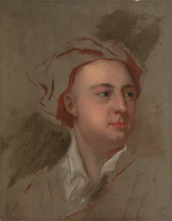An Unfinished Study of the Head of James Thomson