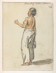 Woman of Turon Bay, Cochin China, from an Album of 372 drawings of landscapes, coastlines, costumes and everyday life made during Lord Macartney
