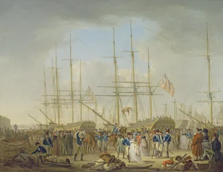 Hussars Embarking at Deptford
