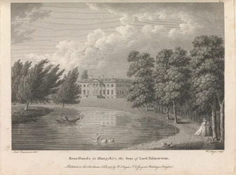 Broadlands in Hampshire, the Seat of Lord Palmerston, plate 1; page 42 (Volume One)