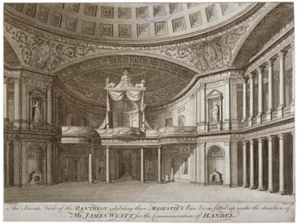 Interior of the Pantheon, Oxford Street, Westminster, London, 1784