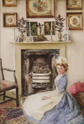 Blackleading the Fire Grate, 1907