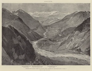Entrance into Bajaur, Valley of Panjkora River, Contested by Umra Khan