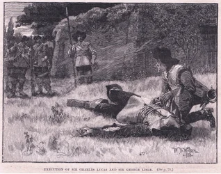 Execution of Sir Charles Lucas and Sir George Lisle AD 1648