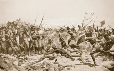 The Battle of Abu Klea, illustration from 