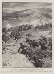 The Graeco-Turkish War, the Skirmish of Mont St Elias, at Nazaros, on the Macedonian Frontier