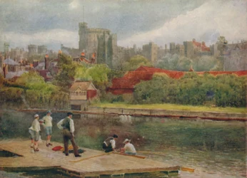 The Castle from the Rafts