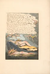 Europe. A Prophecy, Plate 6, The shrill winds wake . . . .  (Bentley 7)