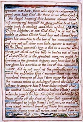 "Greatest men best, those who envy...", text from 
