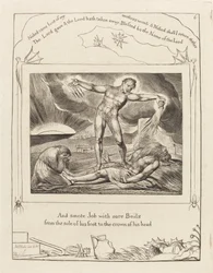 Satan Smiting Job with Boils