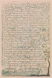 Songs of Innocence and of Experience, Plate 10, The Chimney Sweeper (Bentley 12)