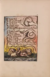 Songs of Innocence and of Experience, Plate 12, Spring (Bentley 23)