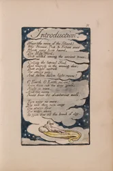 Songs of Innocence and of Experience, Plate 31, Introduction (Bentley 30)