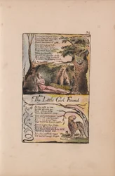 Songs of Innocence and of Experience, Plate 34, The Little Girl Found (Bentley 35)
