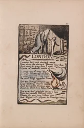 Songs of Innocence and of Experience, Plate 51, London (Bentley 46)