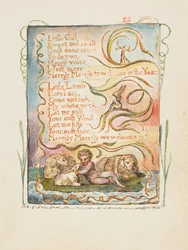 Songs of Innocence and of Experience: Spring second plate: Little Girl