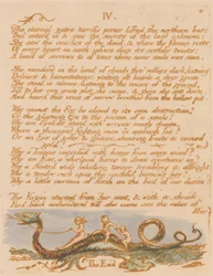 The Book of Thel, Plate 8, IV. The eternal gates
