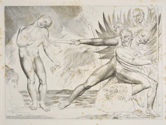 The Circle of the Corrupt Officials: The Devils tormenting Ciampolo (detail)