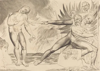 The Circle of the Corrupt Officials, the Devils Tormenting Ciampolo