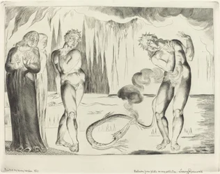The Circle of the Thieves, Buoso Donati Attacked by the Serpent