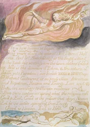 The Marriage of Heaven and Hell; As a new heaven is begun, c.1790