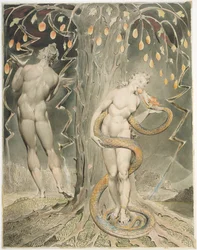 The Temptation and Fall of Eve, Illustration to Milton