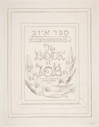 Title Page, from Illustrations of the Book of Job, 1825-26