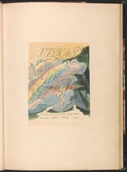 Visions of the Daughters of Albion, Plate 2, Title Page