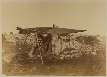 Esquimaux Toupek or Skin Tent, Plate 121 from Bradford