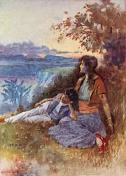 Illustration for Vathek, An Arabian Tale, by William Beckford