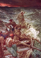 Jesus stilling the tempest