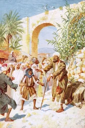 Restoring blind Bartimaeus to sight