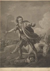 David Garrick as Richard III in the Drury Lane Theatre Performance, 1759