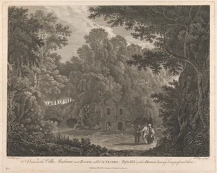 A View in the Villa Madama, near Rome, called II Teatro