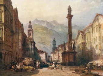 Innsbruck, from an Oil Painting