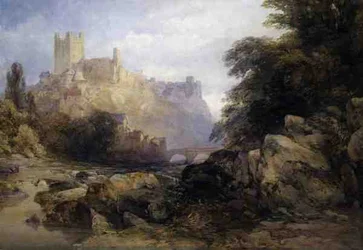 The Town and Castle from the River, c.1860