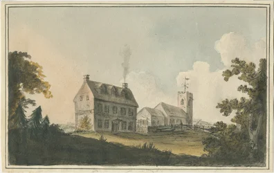 Edingale Church (watercolour)