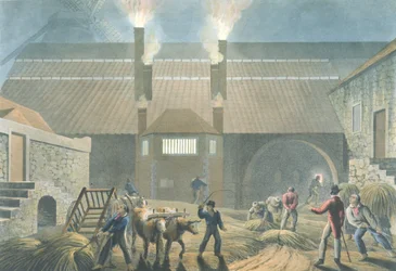 Exterior of the Boiling House, from 