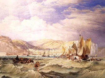 Fishing Boats off Hastings