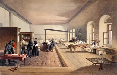 One of the Wards of the Hospital at Scutari, from 
