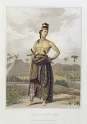 A Javan in Court Dress, plate 6 from Vol I of 