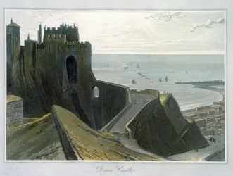 Dover Castle, Kent, 1823
