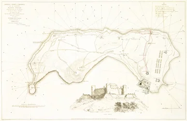 General chart of defence for the Island Banda Neira