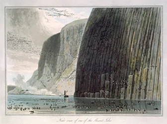 Near view of one of the Shiant Isles, Outer Hebrides, Scotland, 1829