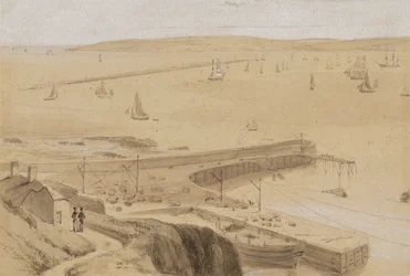 Study for Quay at Straddon Point Near Plymouth