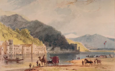 The Hurduwar - where the Ganges enters the Plains of Hindoostan, c1786-1791, 1935